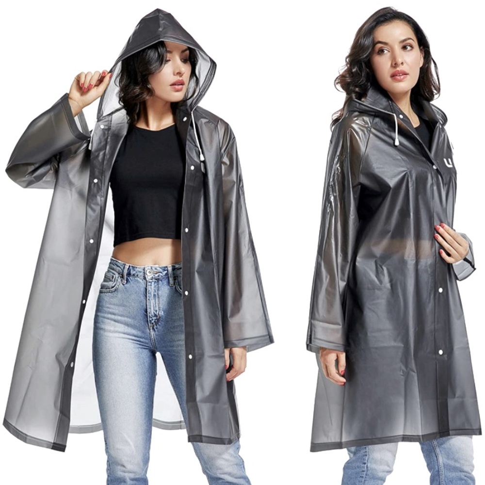 Eco-Friendly Waterproof Packable Hooded Rainwear